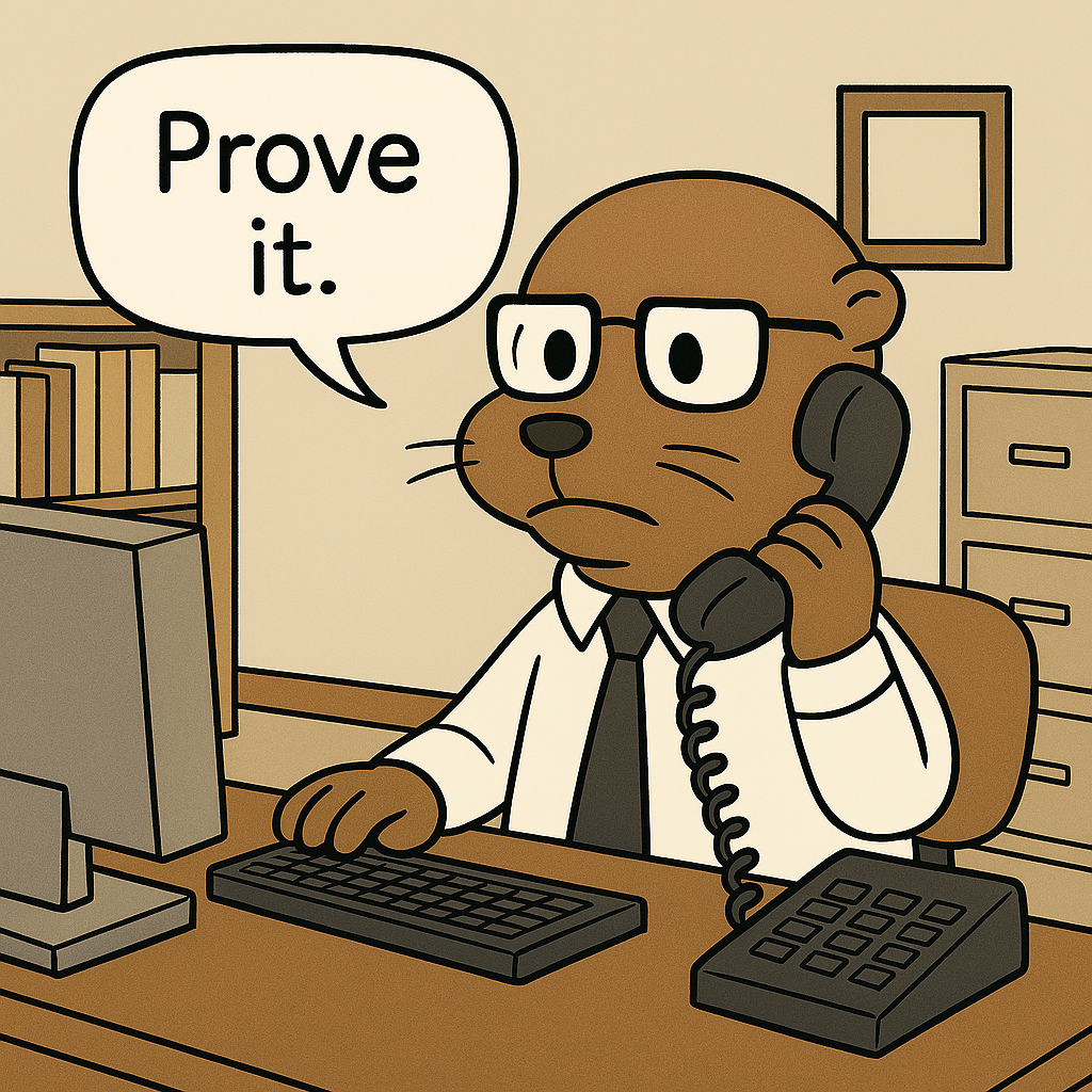 Four-panel cartoon frame two